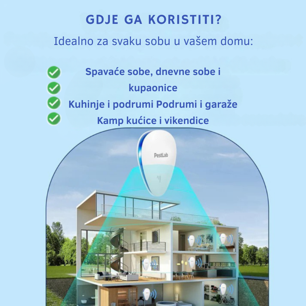 PestLab Poboljšani odbijač štetočina 2025